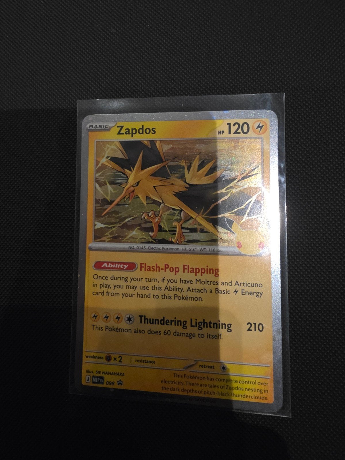 Zapdos Promo 098, Ophalen of Verzenden, Zo goed als nieuw