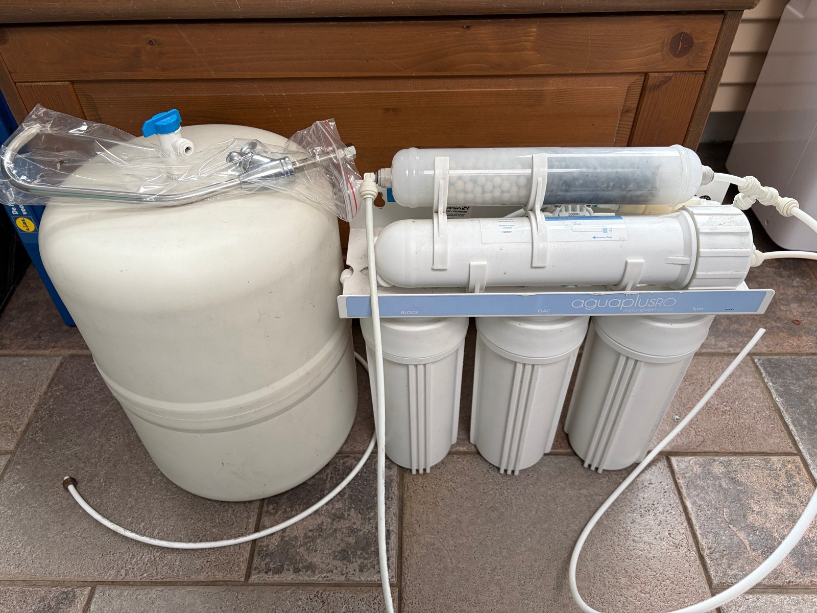 AquaPlusRO Omgekeerde Osmose Waterfilter Systeem, Ophalen, Gebruikt