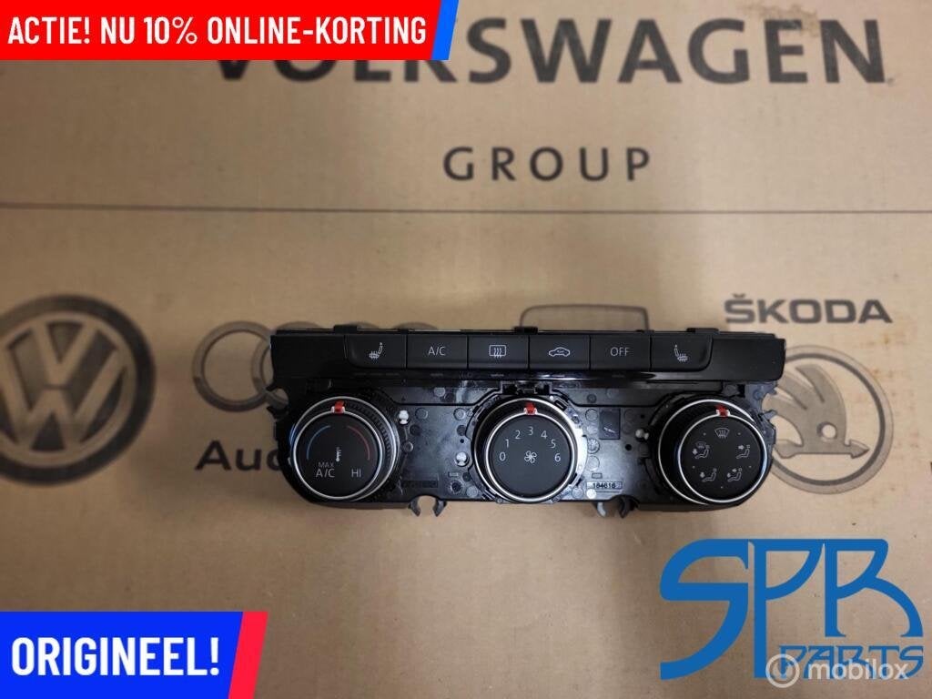 GOLF 7 Climatronic paneel 5G0907426AK CLIMATE CONTROL UNIT, Gebruikt, Volkswagen, Ophalen of Verzenden, Volkswagen