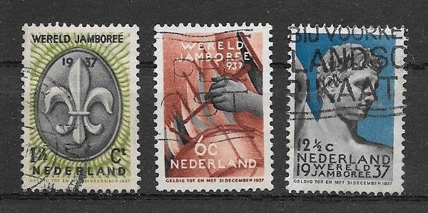 Nederland 1937  Scouting, Postzegels en Munten, Postzegels | Nederland, Verzenden, Gestempeld