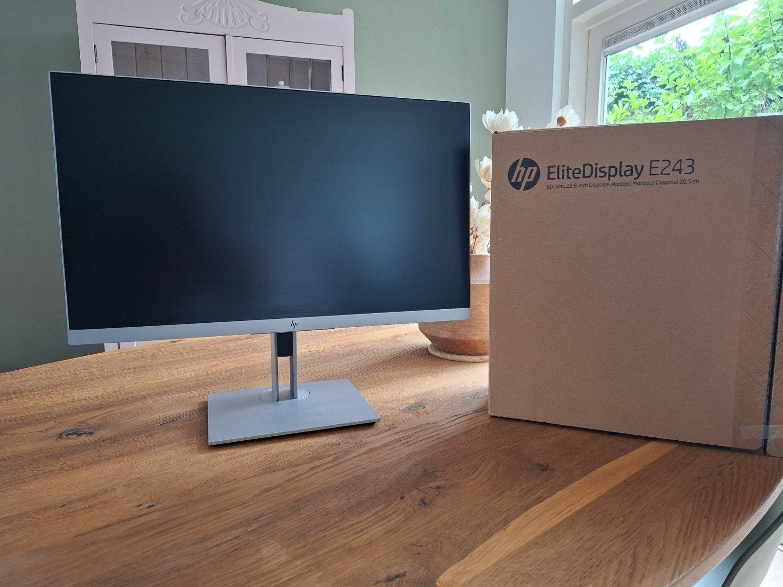 HP EliteDisplay E243 Monitor - 23.8 inch Full HD, IPS, Full HD, Ophalen of Verzenden, Zo goed als nieuw