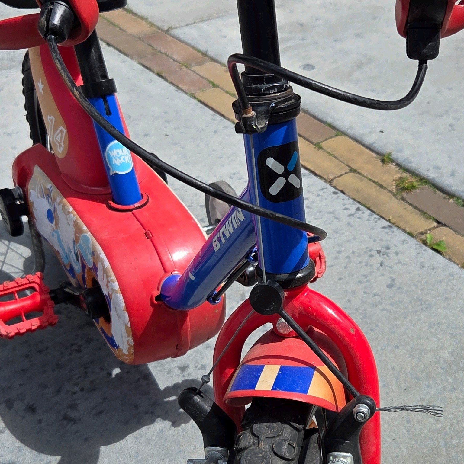 Btwin fietsje met zijwieltjes, Ophalen, Gebruikt, Overige typen
