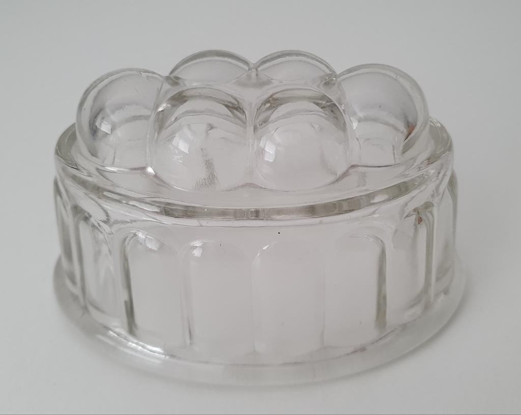 Antieke Engelse glazen puddingvorm, Antiek en Kunst, Ophalen of Verzenden