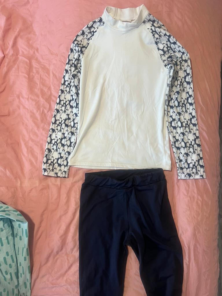 Thermo legging en shirt voor skiën (kan apart verkocht worde, Sport en Fitness, Skiën en Langlaufen, Zo goed als nieuw, Kleding