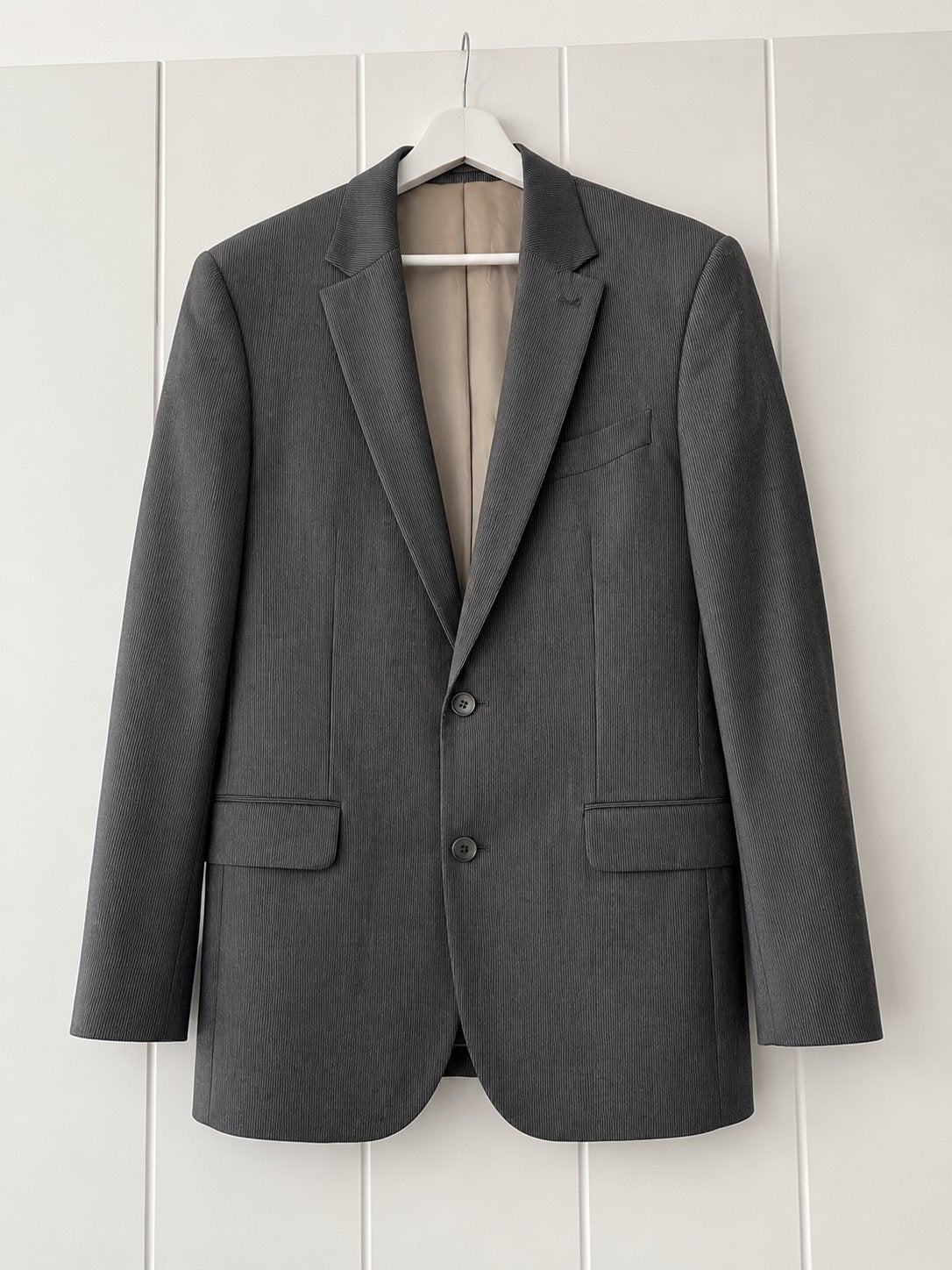 Oger The Red Suit Colbert | Size 48 | 100% Wol, Ophalen of Verzenden, Gedragen, Maat 48/50 (M), Grijs