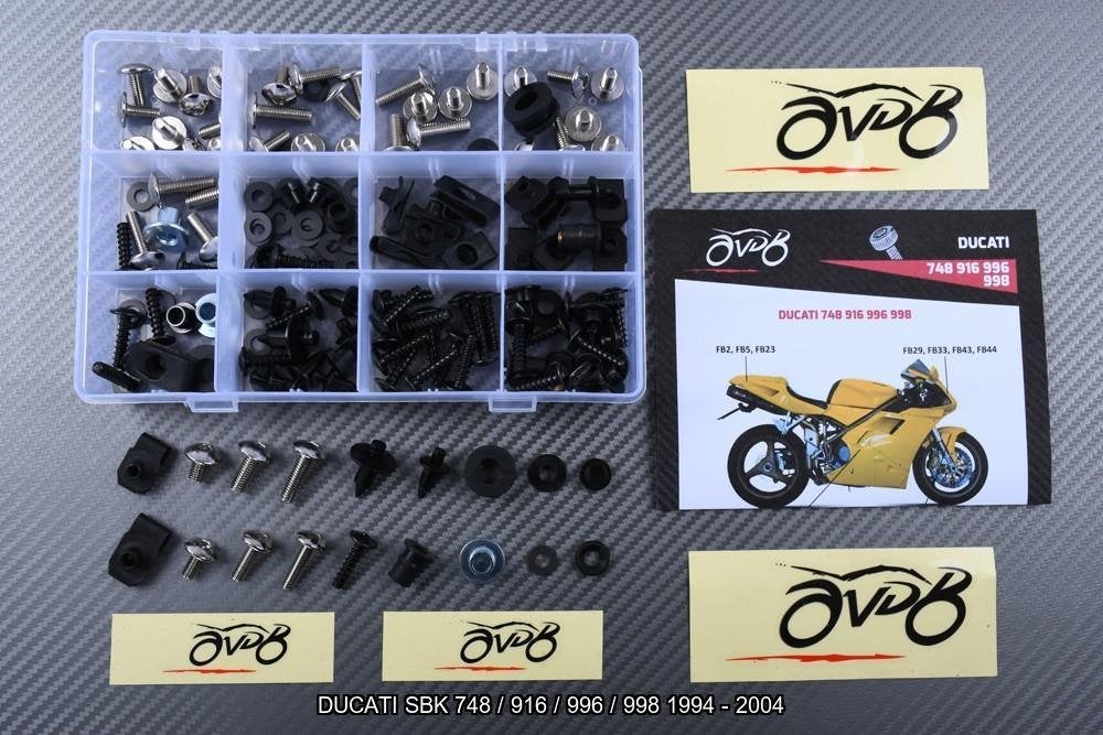 Kuip bouten set voor DUCATI SBK 748 916 996 998 1994 - 2004, Motoren, Ophalen of Verzenden