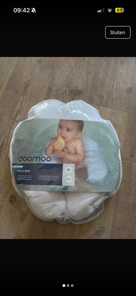 Baby badkussen, Ophalen of Verzenden, Zo goed als nieuw