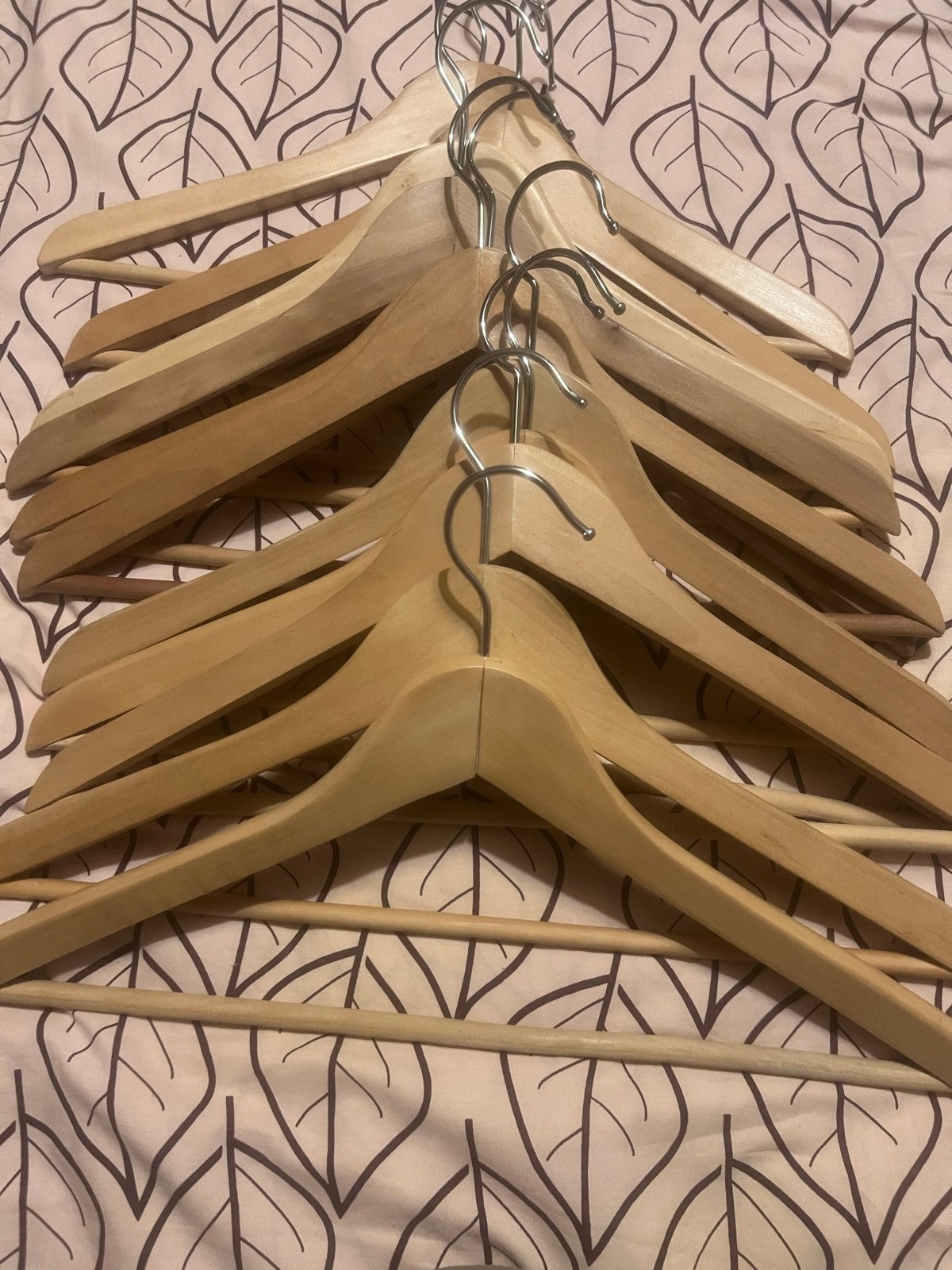IKEA BUMERANG Kledinghangers, naturel - 20 stuks, Ophalen of Verzenden, Gebruikt, Hout, Kinderen en Volwassenen