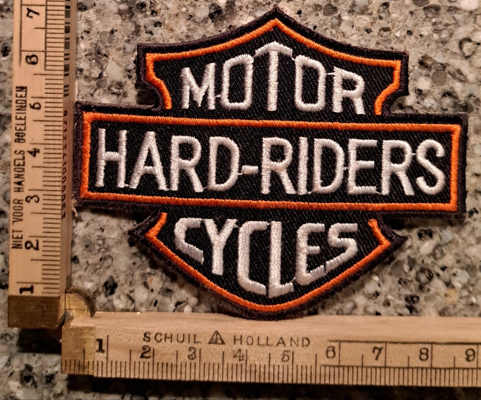 Prachtige nieuw old stock Motor Cycles Hard Riders patch, Ophalen of Verzenden, Nieuw, Overige applicaties