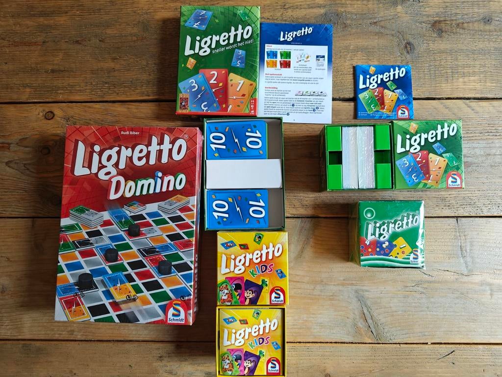 5 X Ligretto., Schmidt., Nieuw, Ophalen of Verzenden, Smidt.