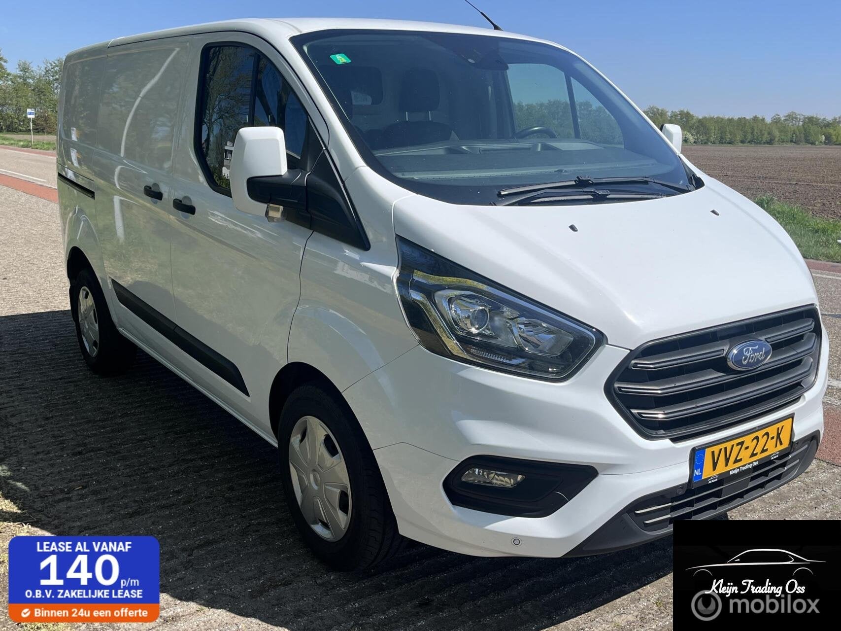 Ford Transit Custom 300 2.0 TDCI Nieuwe APK, Auto's, Bestelauto's, Euro 6, 4 cilinders, 129 pk, Wit