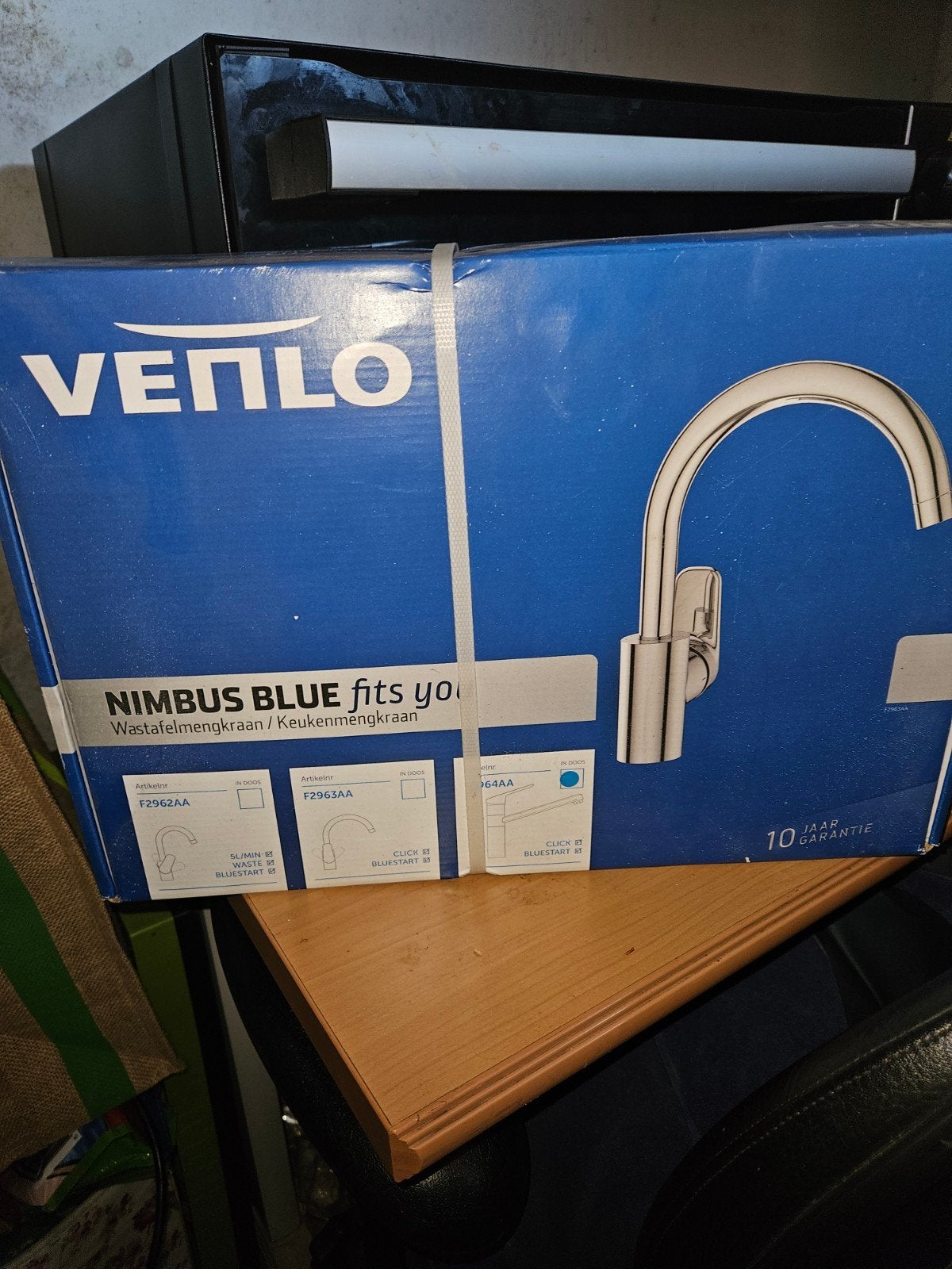 Venlo Nimbus Blue Wastafel/Keukenmengkraan, Ophalen of Verzenden, Nieuw, Chroom, Kraan