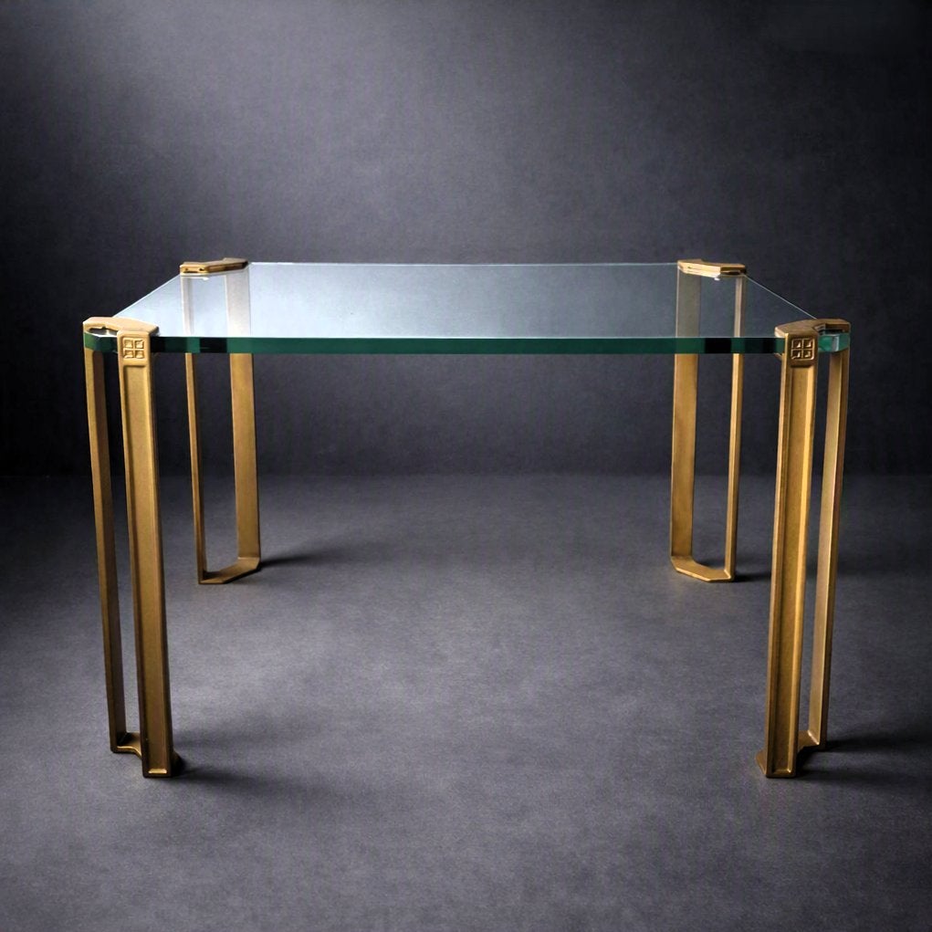 Bijzet-/Salontafel door Peter Ghyczy, Ophalen, Minder dan 50 cm, 50 tot 100 cm, Hollywood Regency
