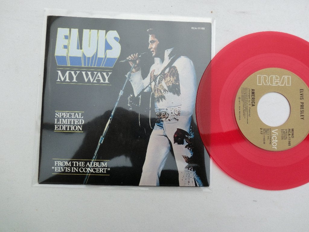Elvis Presley My way, Ophalen of Verzenden, Zo goed als nieuw, 7 inch, Pop