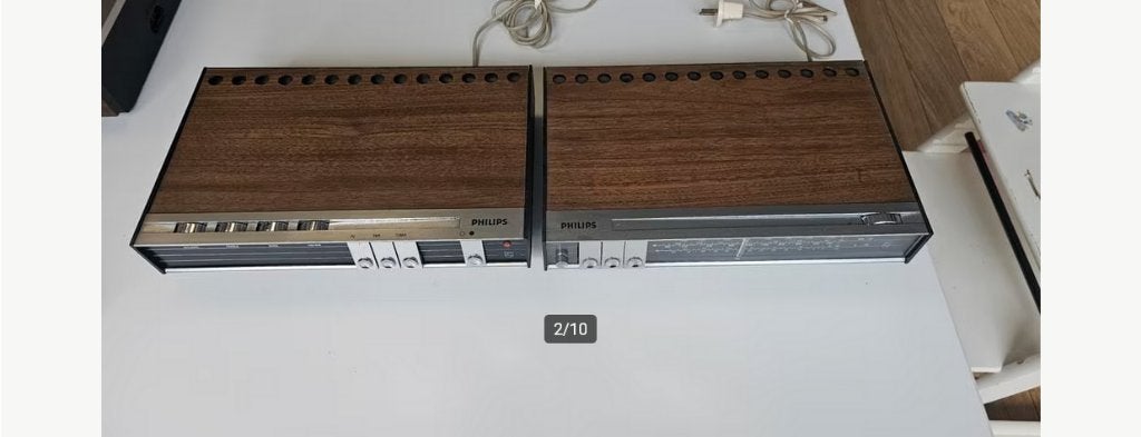 Philips Stereo set uit 1969 zonder boxen., Ophalen, Gebruikt, Philips
