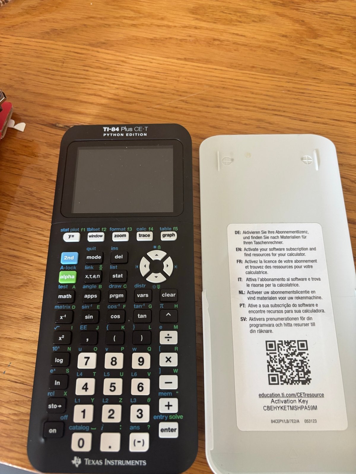 TI-84 plus CE-T  texas instruments, Diversen, Schoolbenodigdheden, Ophalen of Verzenden, Nieuw