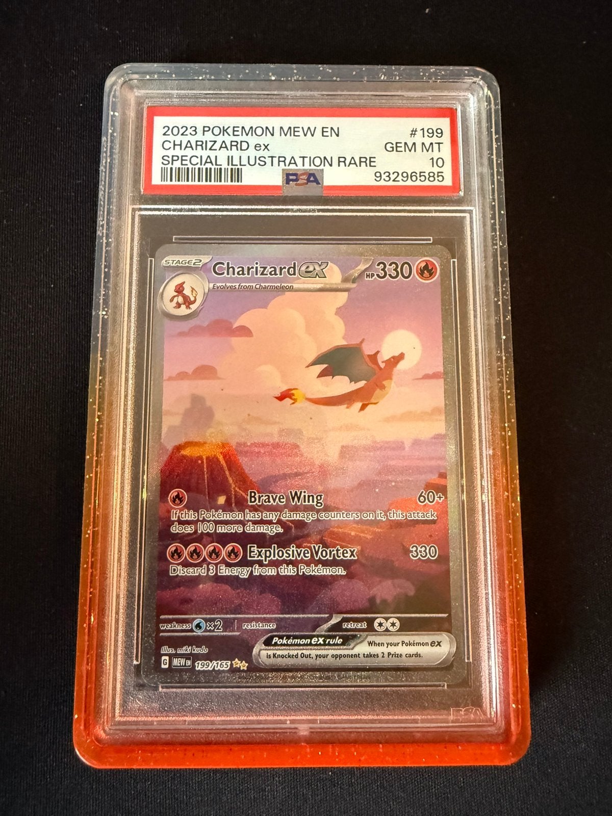 Charizard 151 PSA 10, Hobby en Vrije tijd, Verzamelkaartspellen | Pokémon, Ophalen of Verzenden, Nieuw, Losse kaart, Foil