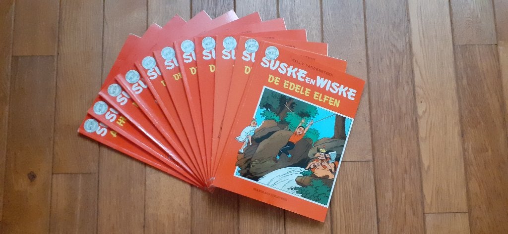Suske en Wiske – Vignet-verzameling  -1ste druk, Gelezen, W. Vandersteen, Ophalen of Verzenden, Meerdere stripboeken
