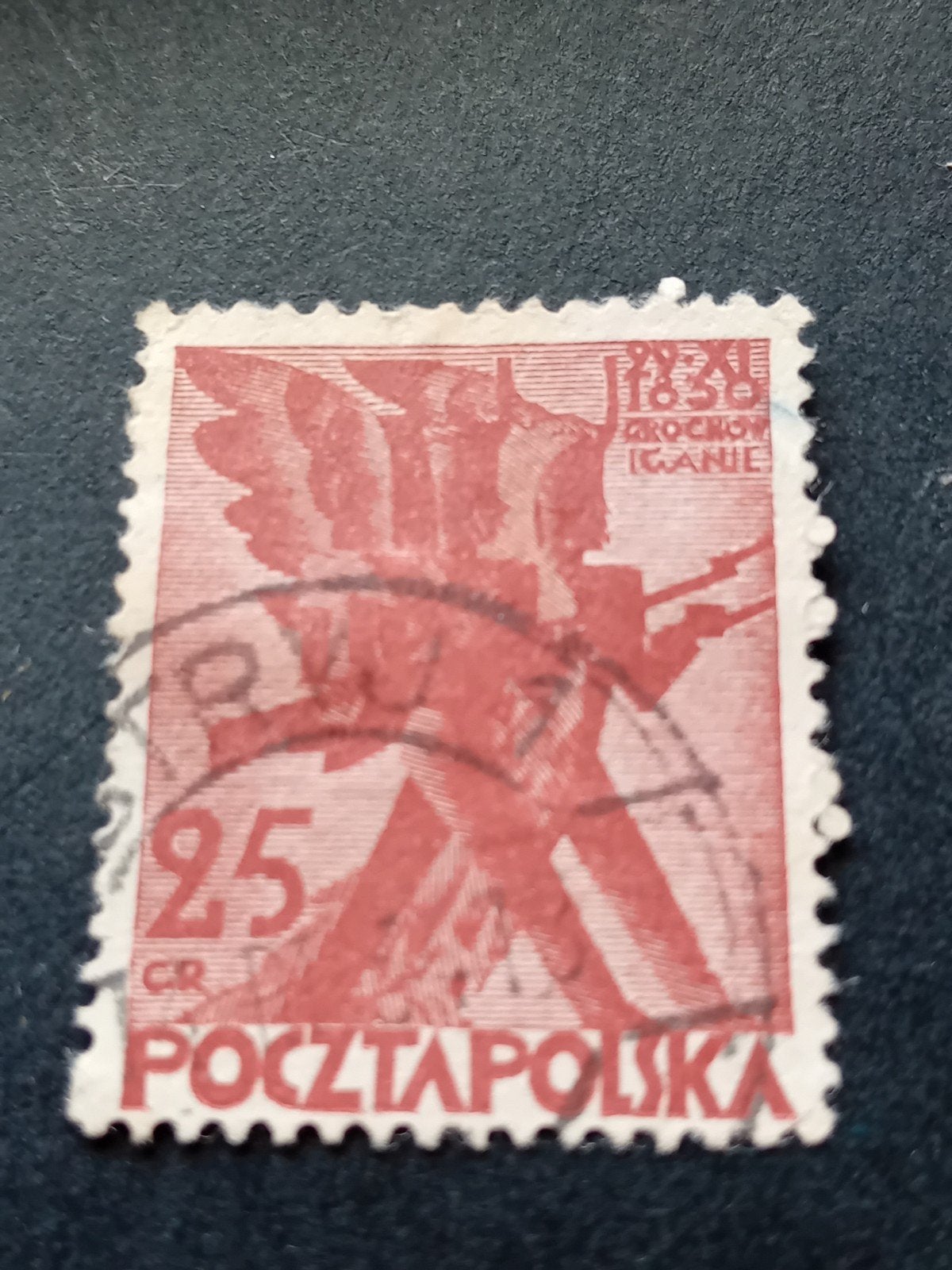 Zeldzame Poolse postzegel 1930 - 25 gr Poczta Polska, Postzegels en Munten, Postzegels | Europa | Overig, Gestempeld, Ophalen of Verzenden
