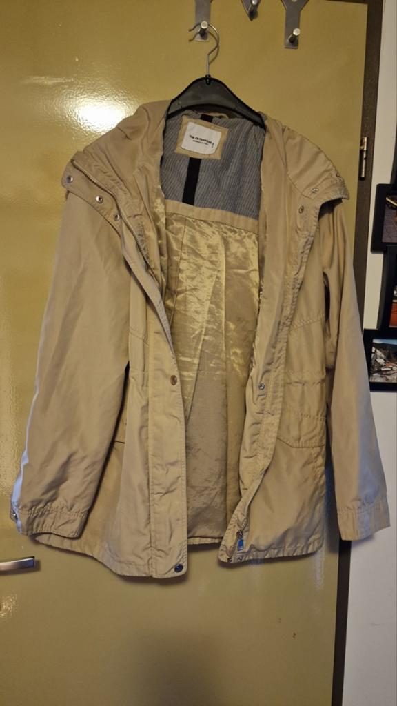 Zomerjas met capuchon maat 42, Ophalen of Verzenden, Zo goed als nieuw, Maat 42/44 (L), Beige