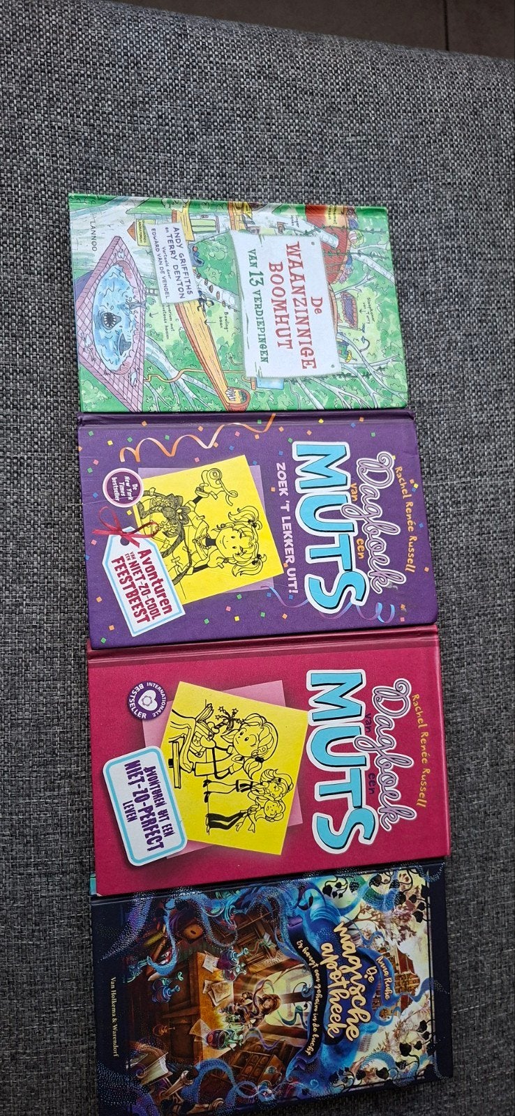 kinderboeken: Dagboek van een muts & De Waanzinnige Boo, Boeken, Ophalen, Gelezen, Fictie algemeen