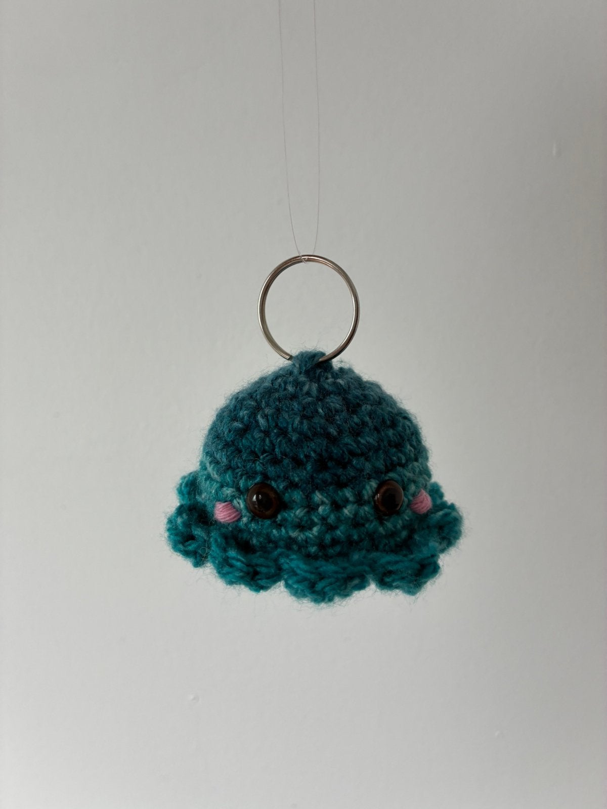 Gehaakte sleutelhanger octopus, Ophalen of Verzenden, Nieuw, Dier of Natuur