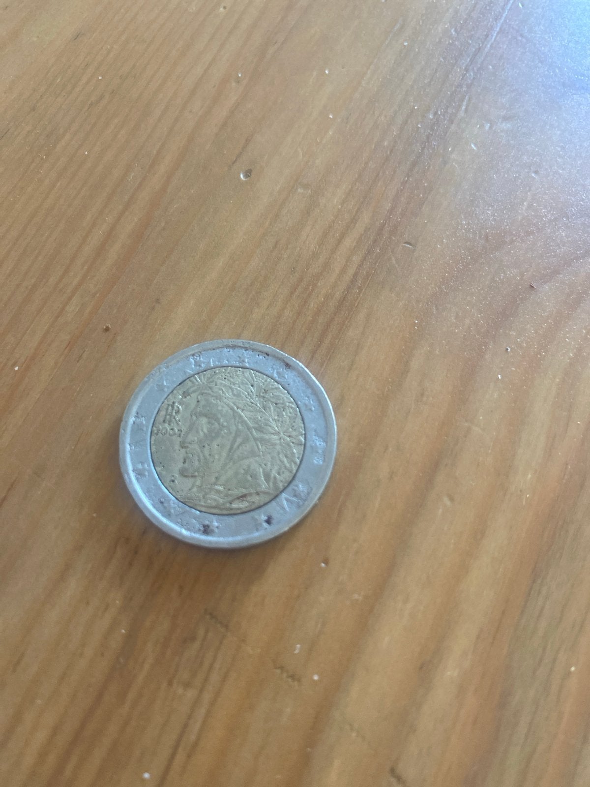 1 euro munt Italië 2002, Postzegels en Munten, Ophalen, Italië, 1 euro, Losse munt