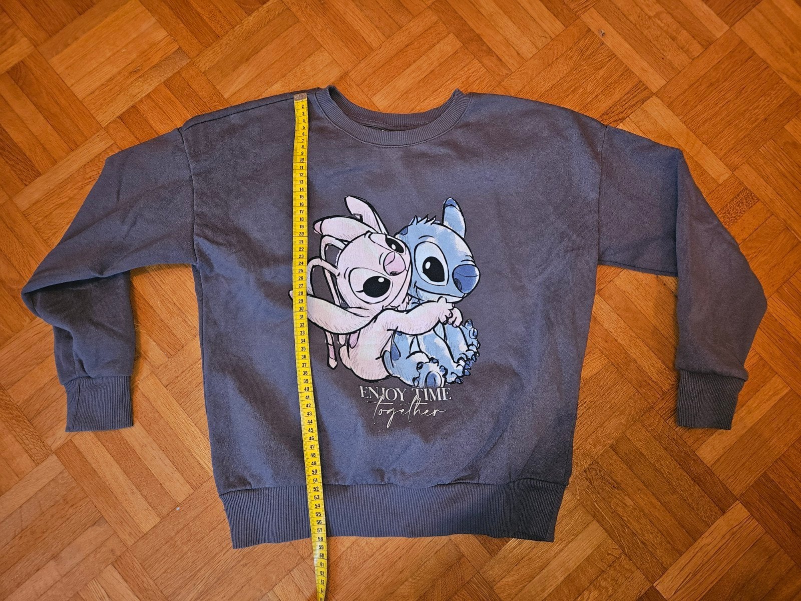 trui met Lilo en Stitch opdruk, Disney, Ophalen of Verzenden, Maat 34 (XS) of kleiner, Grijs