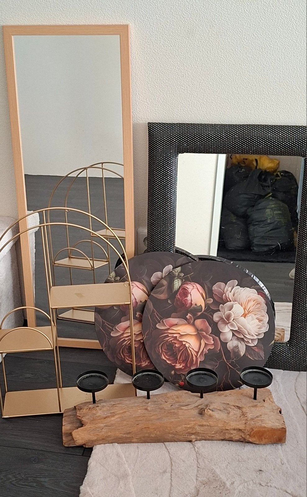 Decoratie en Spiegels:, Ophalen, Gebruikt, 150 tot 200 cm, Rechthoekig