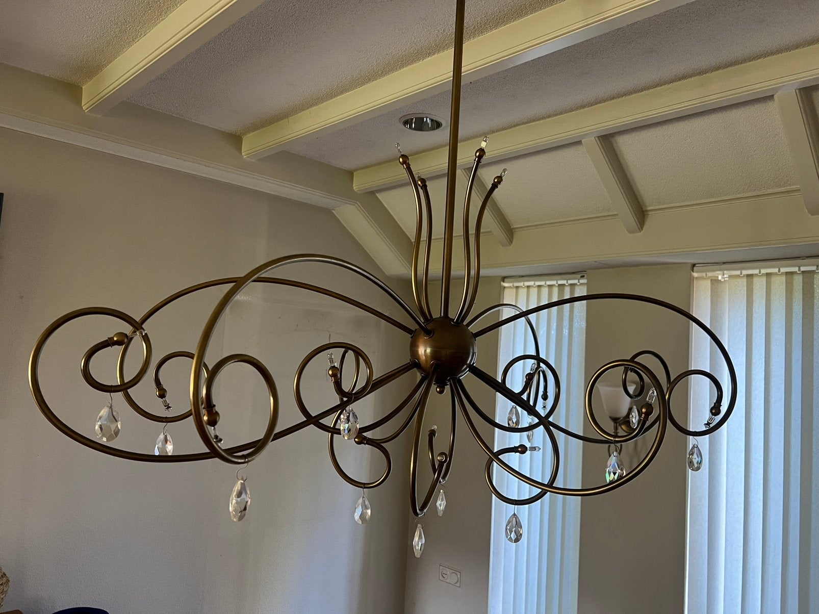 Prachtige koperen Demmers lamp, Ophalen of Verzenden