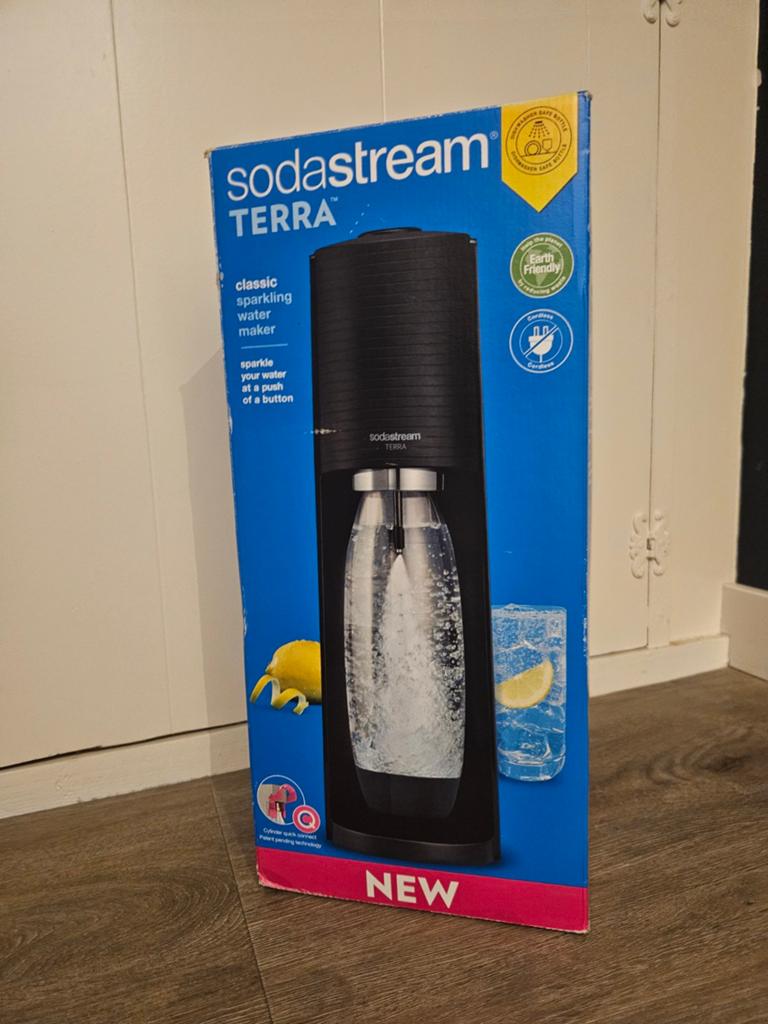 Sodastream Terra - Bruiswatermachine, Witgoed en Apparatuur, Ophalen of Verzenden, Nieuw