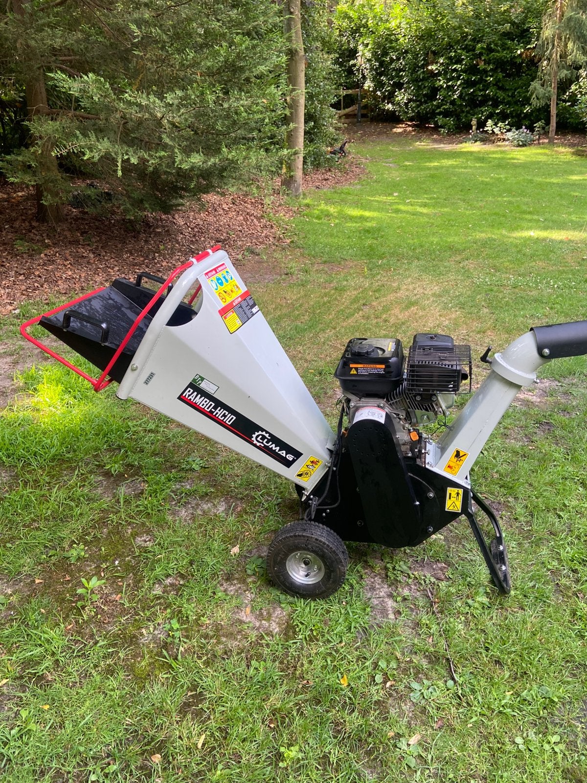 Lumag RAMBO-HC10 hakselaar 100mm 3,3 draaiuren, Tuin en Terras, Hakselaars, Ophalen