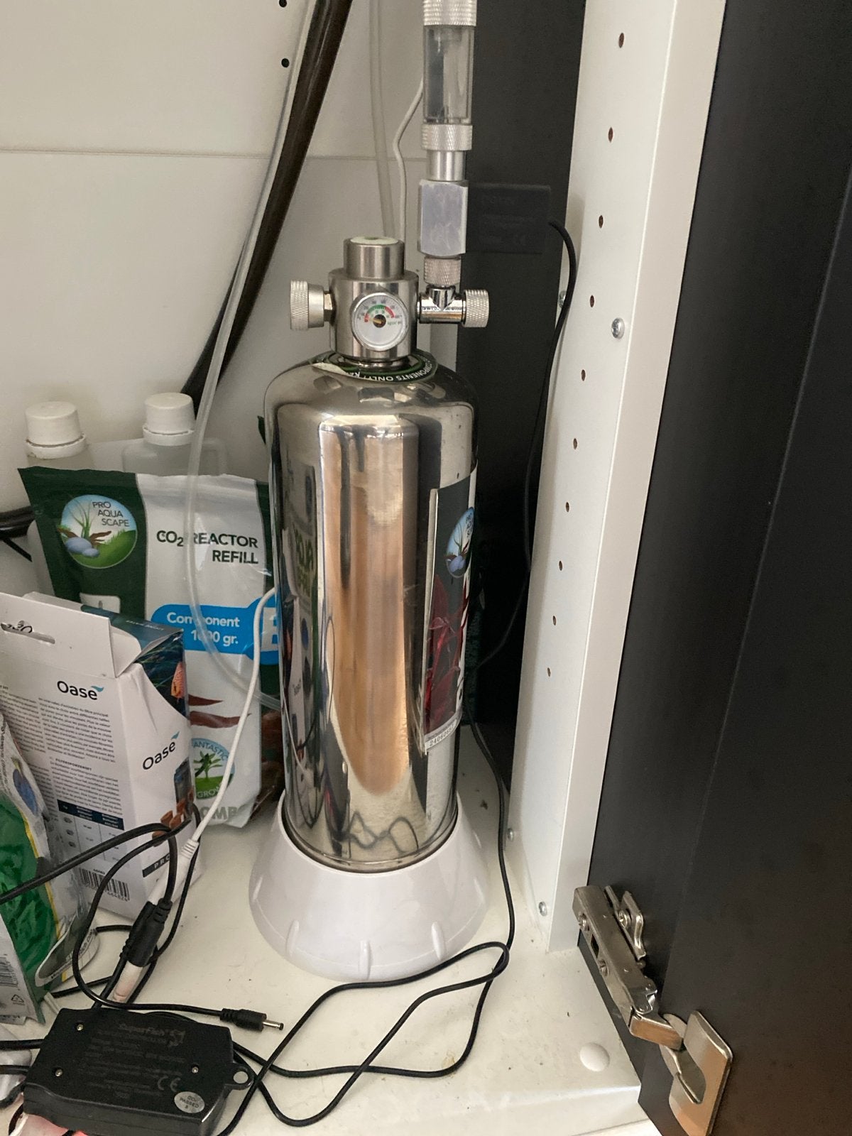 Co2 tank, Ophalen, Inclusief toebehoren, Zo goed als nieuw, CO₂-systeem