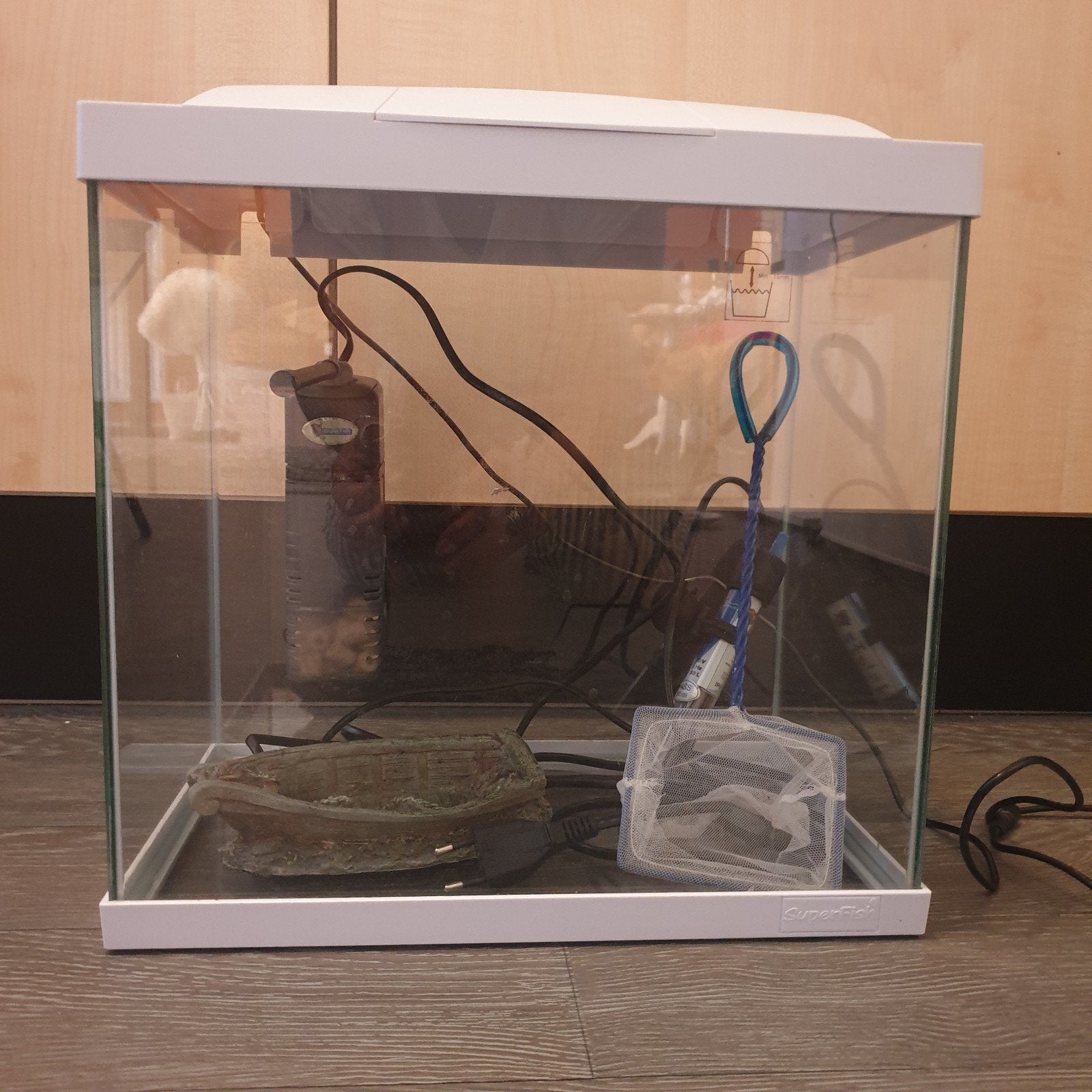 Aquarium superfish 30, Ophalen, Zo goed als nieuw, Leeg aquarium