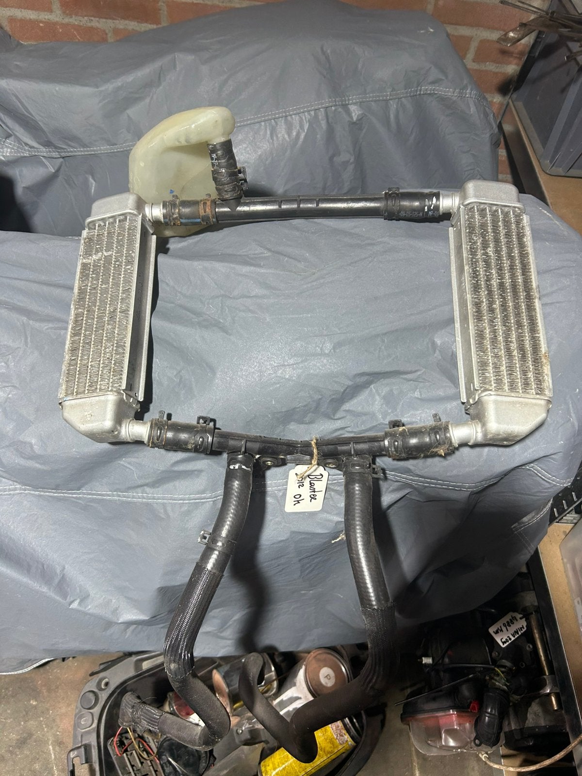 Peugeot Ludix Blaster compl radiatorset ombouwset AC nr LC !, Ophalen, Zo goed als nieuw, Overige typen, Peugeot