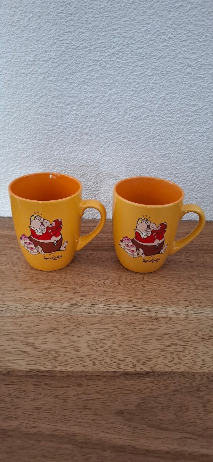 2 Efteling mokken van Sprookjesbos, Ophalen of Verzenden, Zo goed als nieuw, Gebruiksvoorwerp