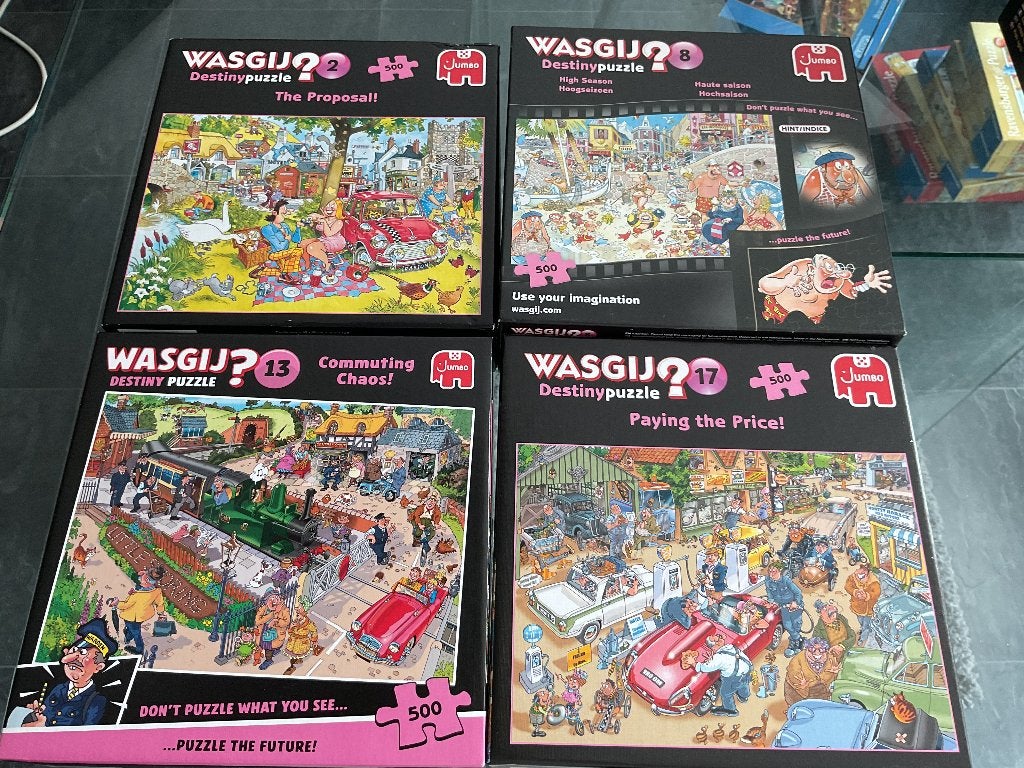 Puzzels, Hobby en Vrije tijd, Ophalen, 500 t/m 1500 stukjes, Zo goed als nieuw, Legpuzzel