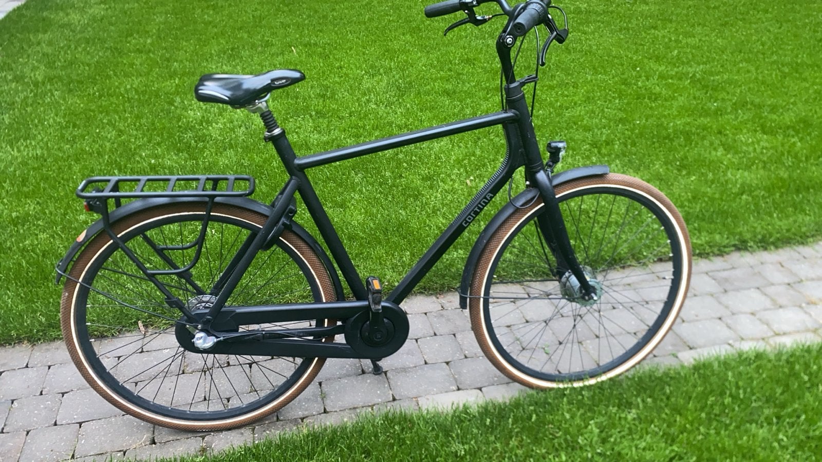 Cortina jongens fiets, slechts half jaar gebruikt, 56 cm of meer, Zo goed als nieuw, Trommelrem, Ophalen