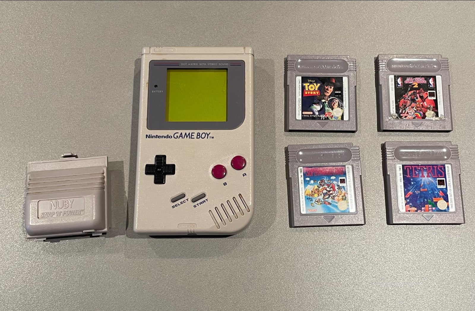 Nintendo Game Boy Classic met 4 spellen, Gebruikt, Overige genres, 1 speler, Ophalen of Verzenden