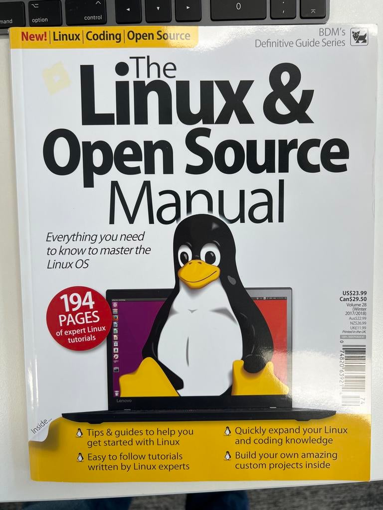 The Linux & Open Source Manual - Leer Linux OS beheersen, Ophalen of Verzenden, Zo goed als nieuw, Besturingssystemen
