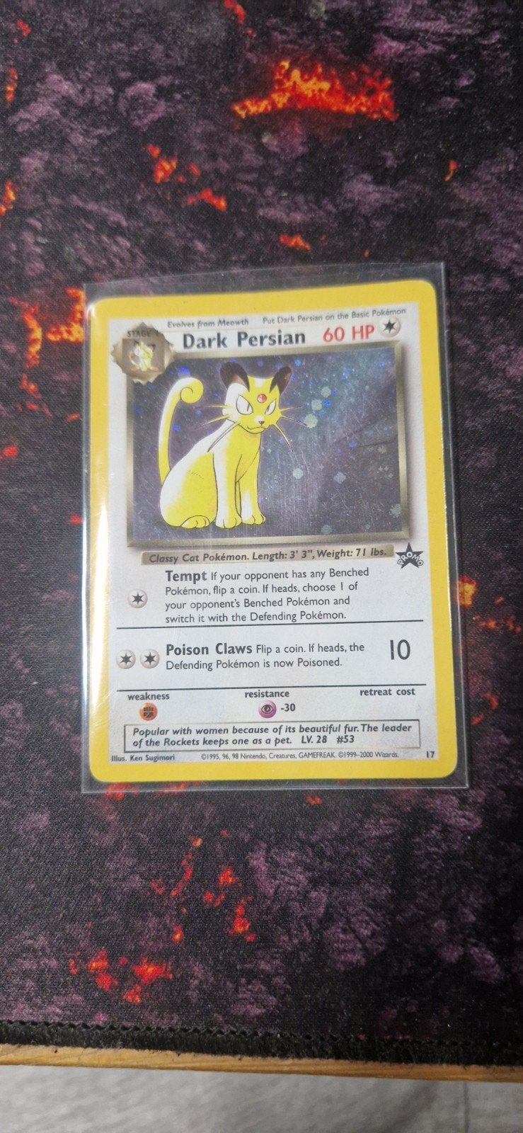 Dark Persian - Black Star Promo #17, Ophalen of Verzenden, Gebruikt, Losse kaart