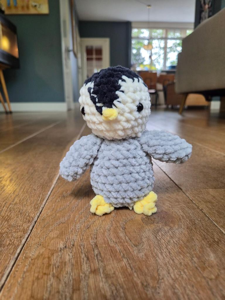 Gehaakte pinguïn, Pinguïn, Overige merken, Grijs, Nieuw