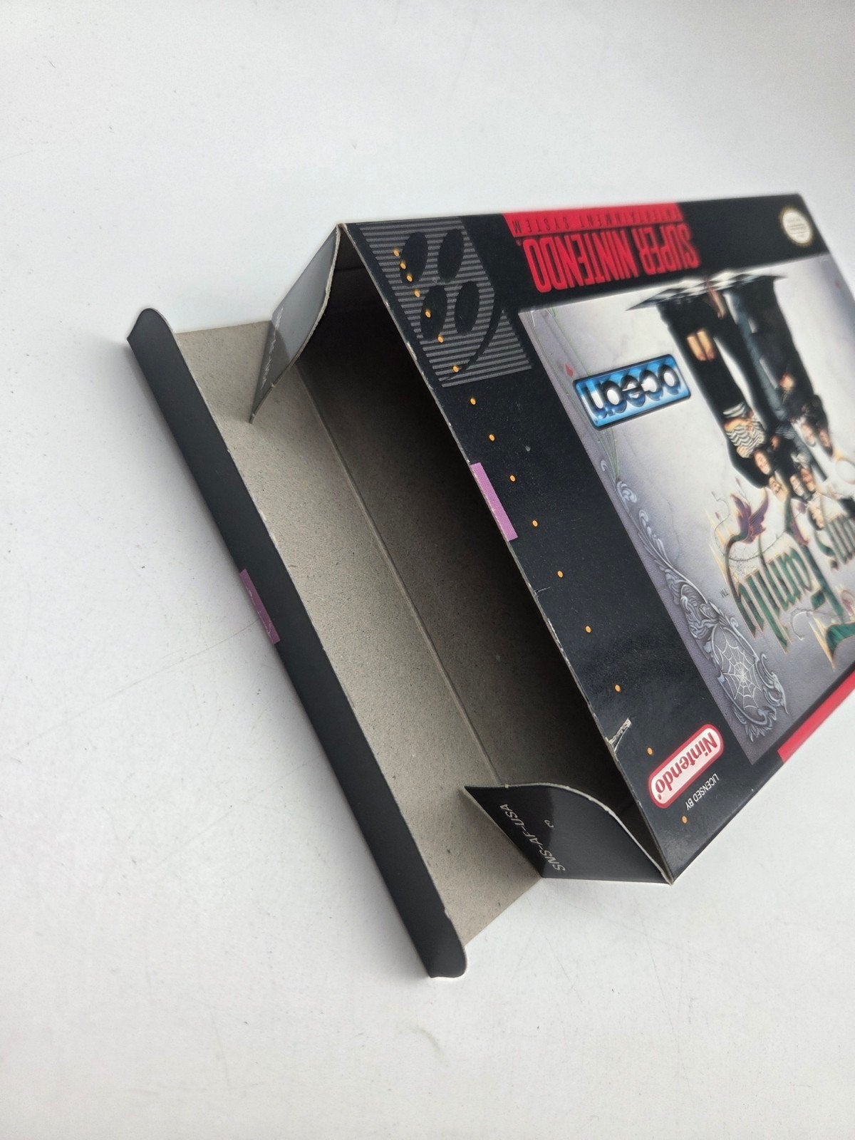The Addams Family SNES - Compleet met doos en handleiding, Spelcomputers en Games, Gebruikt, 1 speler, Onbekend, Ophalen of Verzenden