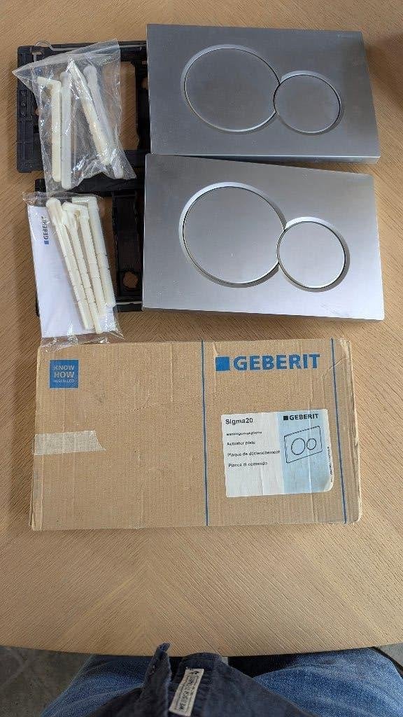Geberit bedieningspaneel Sigma 20, Ophalen of Verzenden, Nieuw, Toilet