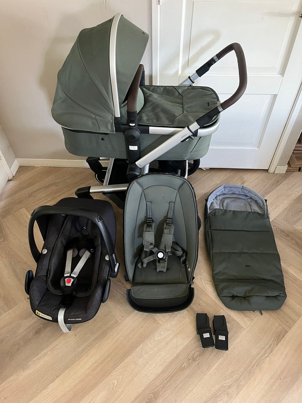 Joolz Day+ marvelous green met maxi cosi, Ophalen, Zo goed als nieuw, Overige merken