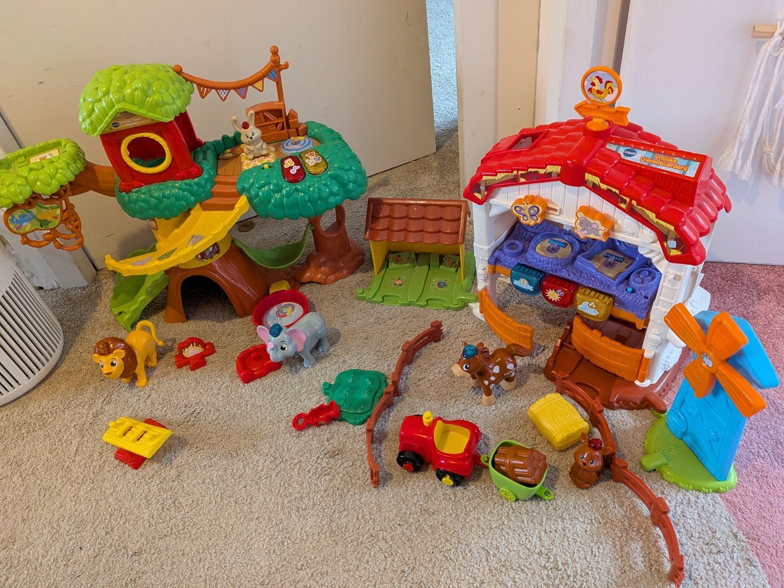 VTech Zoef Zoef Dieren Boomhut en Boerderij Speelset, Ophalen, Gebruikt, 2 tot 4 jaar