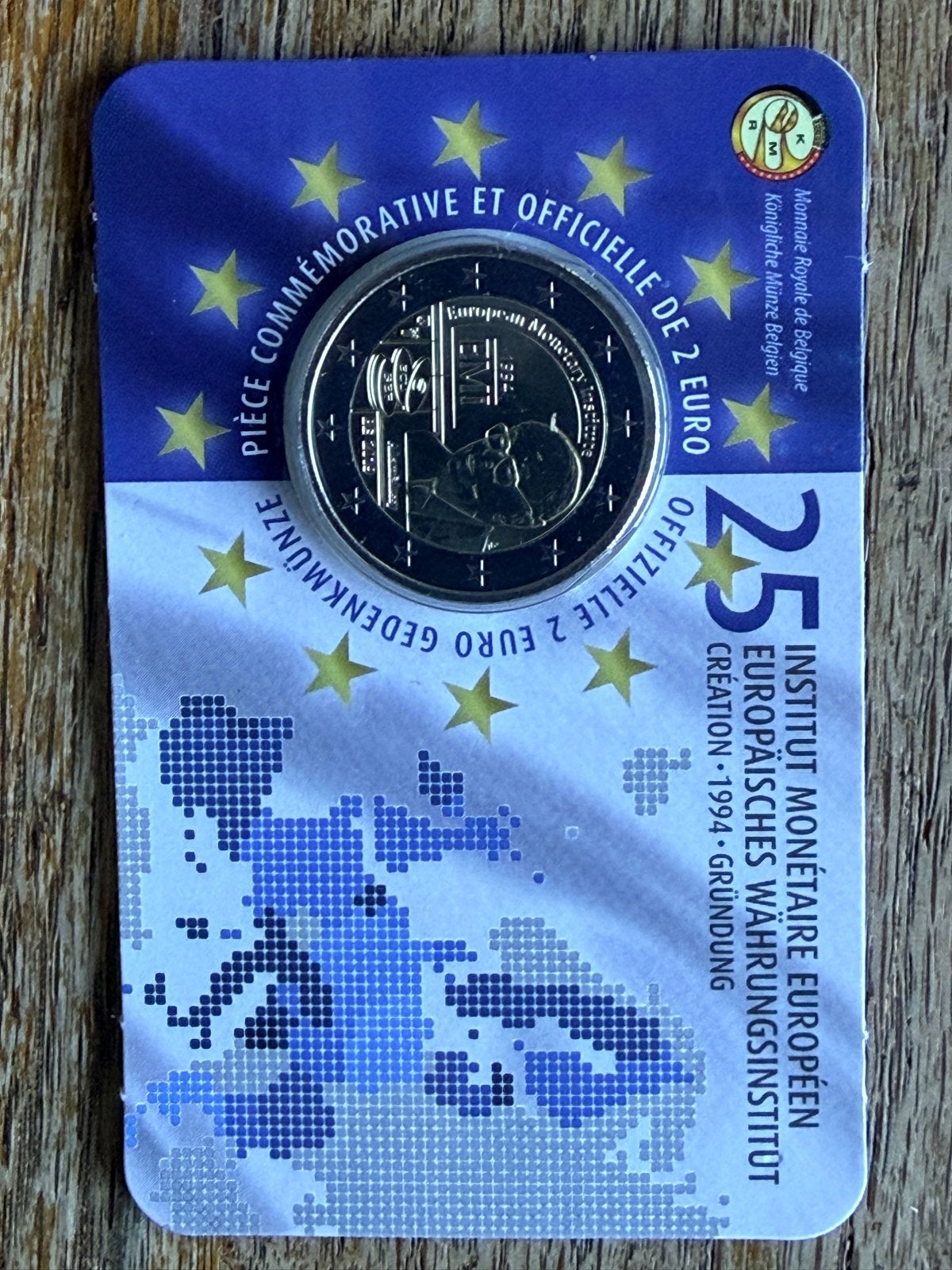 Belgische 2-euromunten 2019 – EMI – 2 officiële Coincards, Ophalen of Verzenden, België, 2 euro, Setje