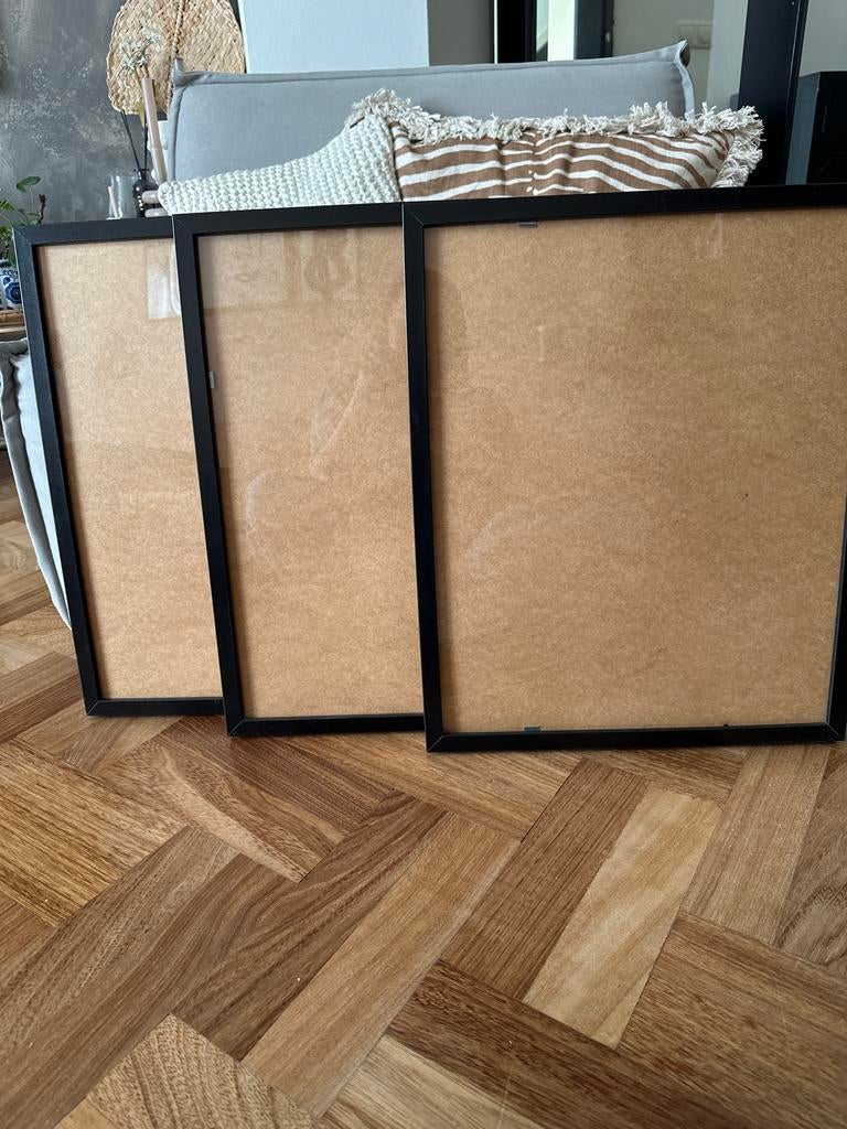 IKEA Ribba Lijst 30x40 cm - 3 stuks, Ophalen, Gebruikt, Hout, Minder dan 50 cm