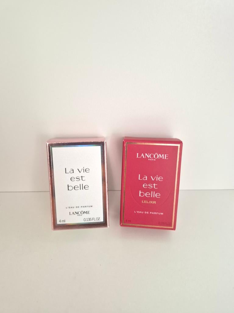 Nieuw Lancome La Vie Est Belle & L'Elixir Miniatuur Parfums, Ophalen of Verzenden, Nieuw, Miniatuur
