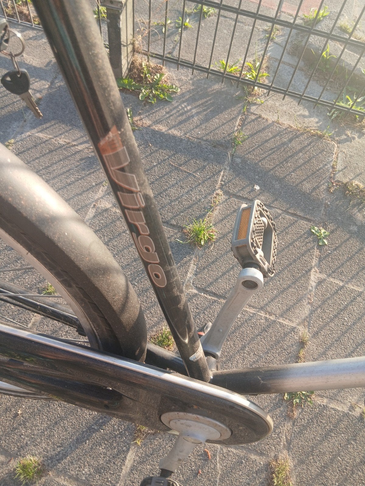 nette fiets, Ophalen
